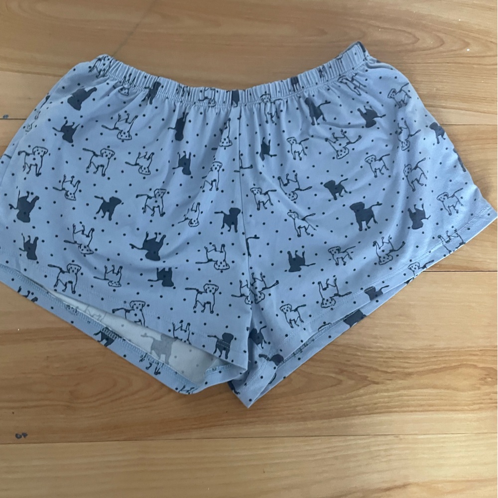 pj shorts with dogs on them